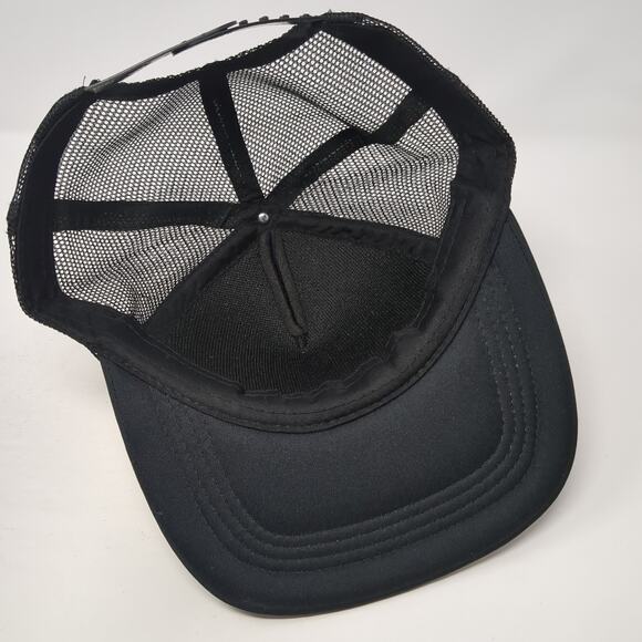 The Legend Has Retired Snapback Trucker Hat Black One Size Mesh Back - Picture 7 of 8